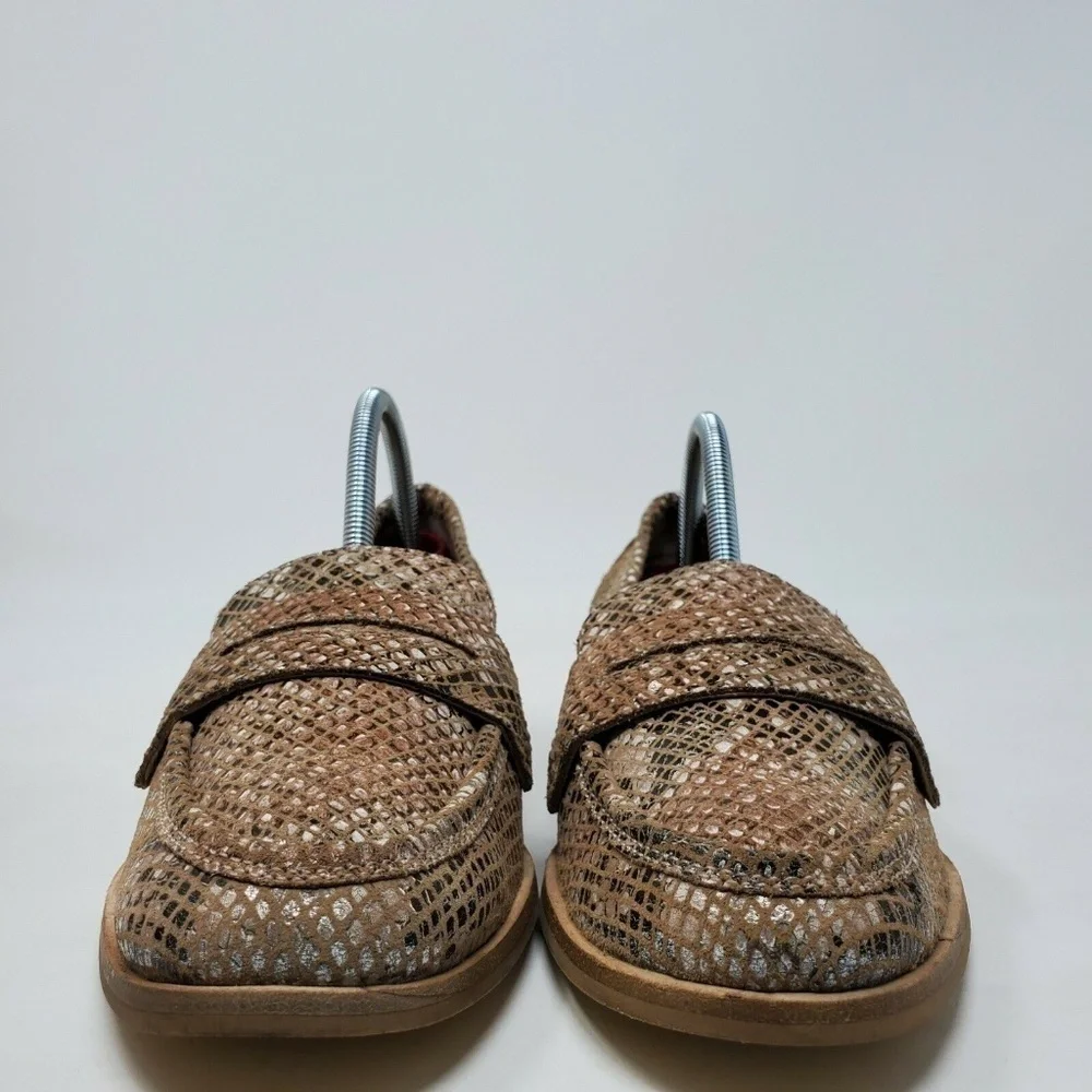 Anthropologie Seychelles Tiger Eye Penny Loafer